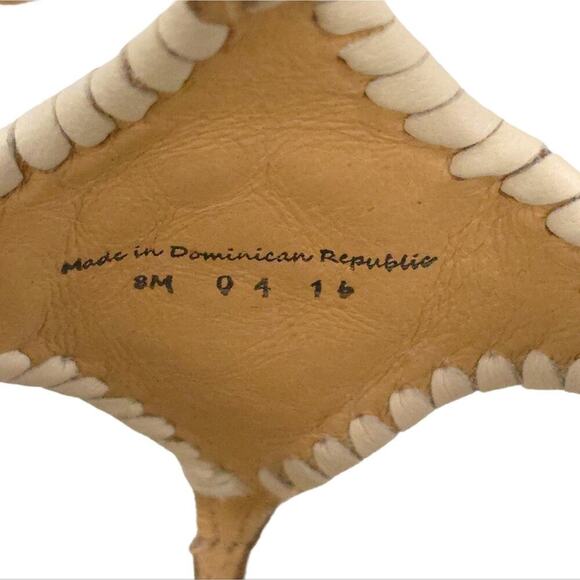 Jack Rogers Maci Leather Sandal Cognac Bone - Picture 11 of 12